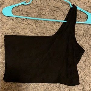 One shoulder tank top